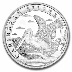 Srebrna Moneta Barbados 2023 Caribbean Pelican 1 uncja 24h