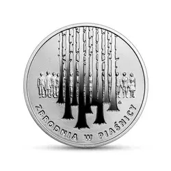 Srebrna moneta: Zbrodnia w Piaśnicy 10zł 24h Produkt Kolekcjonerski