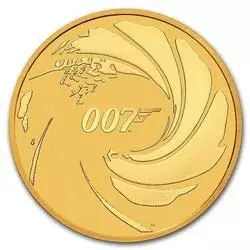 Złota Moneta James Bond 007 2020 1 uncja 24h