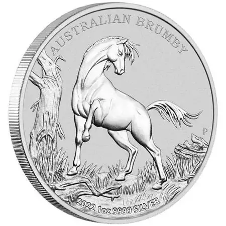 Srebrna Moneta Australian Brumby 1 uncja 2022  24h