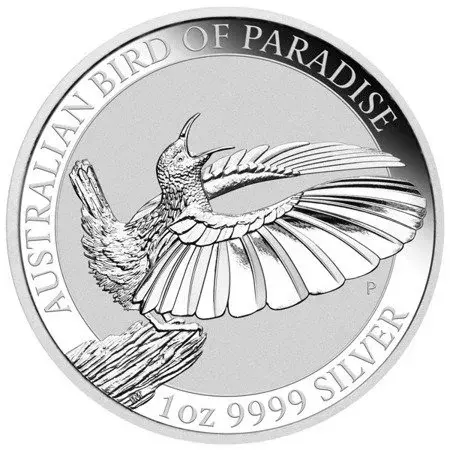 Srebrna Moneta Bird of Paradise: Victioria's Riflebird 1 uncja 24h
