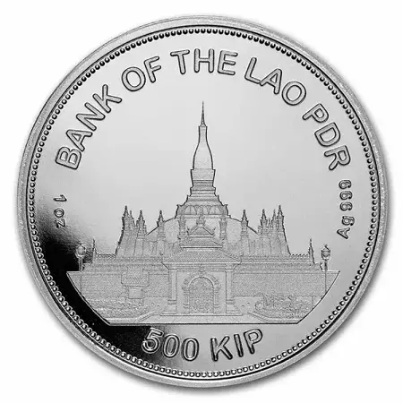 Srebrna Moneta Laos Tiger 1 uncja 24h