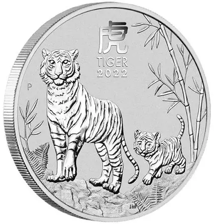 Srebrna Moneta Rok Tygrysa 2 uncje 24h