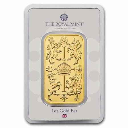 Sztabka Złota The Royal Mint Celebration 1 uncja 24h