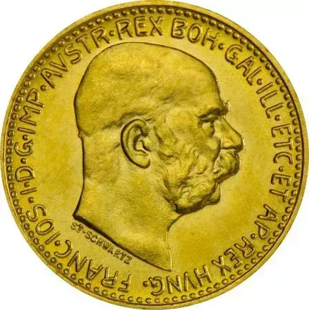 Złota Moneta 10 Koron Austriackich 3.38g 24h