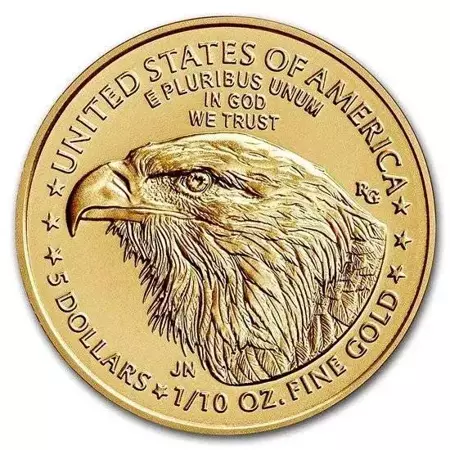 Złota Moneta Amerykański Orzeł 1/10 uncji