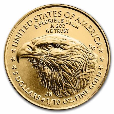 Złota Moneta Amerykański Orzeł 1/10 uncji(K) 24h