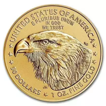 Złota Moneta Amerykański Orzeł - NOWY MOTYW 1 uncja 24h