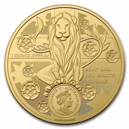 Złota Moneta Australijski Herb 1 uncja 2022r 24h