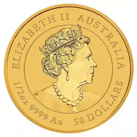 Złota Moneta Australijski Lunar III - Rok Królika 1/2 uncji 2023 24h