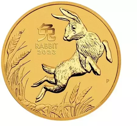 Złota Moneta Australijski Lunar III - Rok Królika 1 uncja 2023 NOWOŚĆ