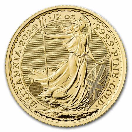 Złota Moneta Britannia 1/2 uncji