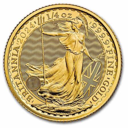 Złota Moneta Britannia 2022/2023 1/4 uncji 24h