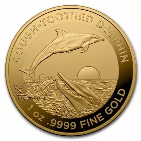 Złota Moneta Rough-Toothed Dolphin 2023 1 uncja LIMITOWANA