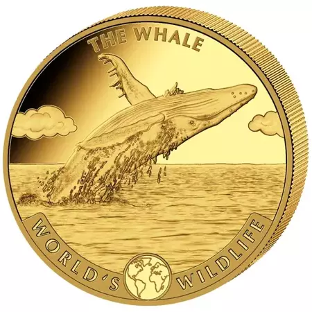 Złota Moneta Wieloryb 1 uncja 24h LIMITOWANA