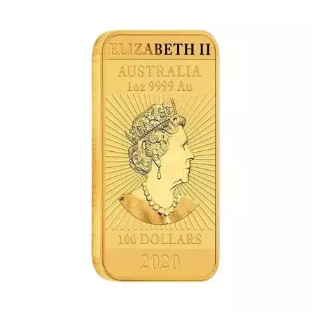 Złota Sztabko-Moneta Australijski Smok 1 uncja 24h